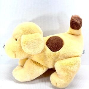 Eden Eric Hill Spot The Dog Plush Large 13" Stuffed Yellow Clean 1993 Vintage